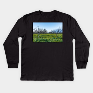 Mustard Field Kids Long Sleeve T-Shirt